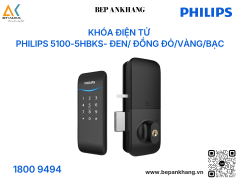Khóa điện tử Philips 5100-5HBKS- Đen/ Đồng Đỏ/Vàng/Bạc